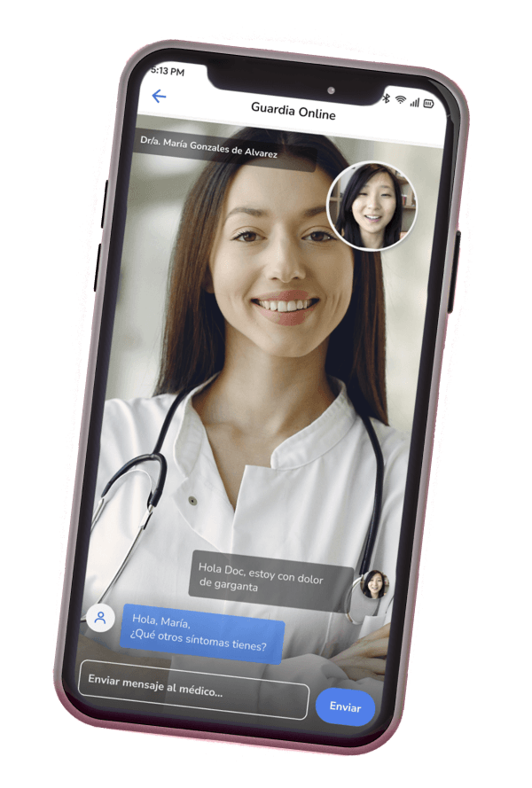 Videollamada con doctora
